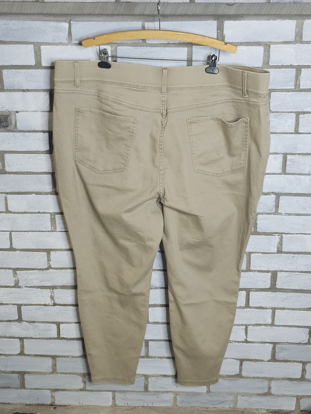 NWT Terra & Sky Women's Pull-On High-Rise Skinny Jeggings Plus Size 4X Brown - Picture 3 of 11